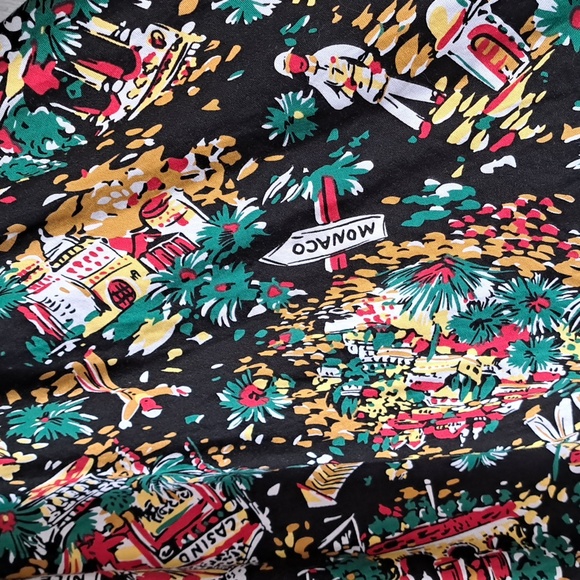 Hell Bunny Monte Carlo Circle Swing Rockabilly Retro Skirt SZ XS - Picture 11 of 14